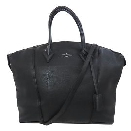 Borsa Tote Parnassea Lockit MM di Louis Vuitton Nero