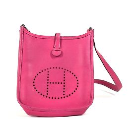 Bolsa de ombro Evelyne TPM 16 da Hermès Rosa
