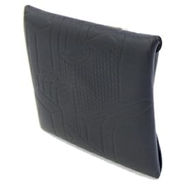 Hermès-Hermès Coin Case in Black Barenia Leather-Black
