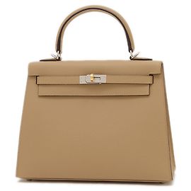 Sac à main Hermès Kelly 25 Beige