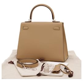 Hermès-Hermes Kelly 25 Handbag-Beige