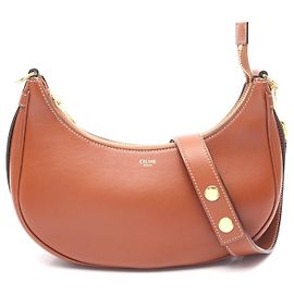 Céline Celine Medium Ava Leather Shoulder Bag Brown