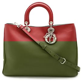 Dior-Dior Leather Diorissimo Tote Bag-Pink