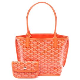 Sac à main mini pouch Anjou Goyard orange Orange