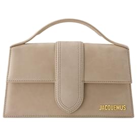 Jacquemus-Le Grand Bambino - Jacquemus - Leather - Beige-Brown,Beige