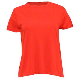 Camiseta Khaite Samson em viscose laranja Laranja Coral