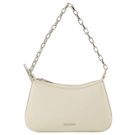 Mini borsa T-Bar - Alexander McQueen - Pelle - Crema Marrone Beige