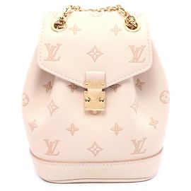 Louis Vuitton Nano Noe Leather Backpack Pink