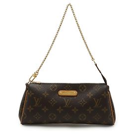 Pochette Eva Monogram Louis Vuitton Marron