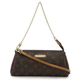 Louis Vuitton Monogram Eva Clutch Tasche Braun