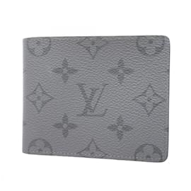 Cartera Slender Monogram Eclipse Reverse Louis Vuitton Negro