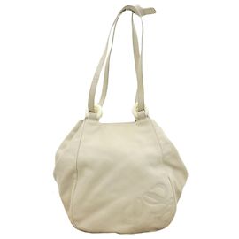 Bolsa de Ombro Loewe Anagram Nappa Aire Cru