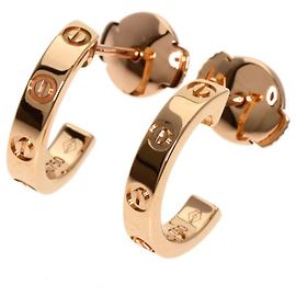 Orecchini Mini Love Cartier in oro rosa 18K Rosa