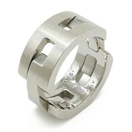 Hermès-Hermes Turbo Band Ring-Silvery