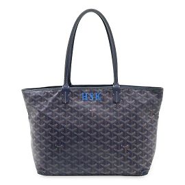 Goyard Artois PM Tote Bag Navy blue