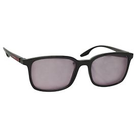 Gafas de sol PRADA de plástico negro Auth bs28173 Negro