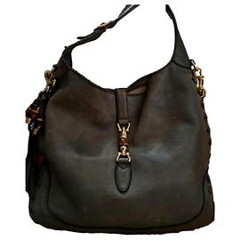 Sac Jackie large GUCCI Gris