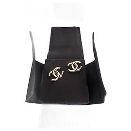 Orecchini Chanel placcati oro D'oro