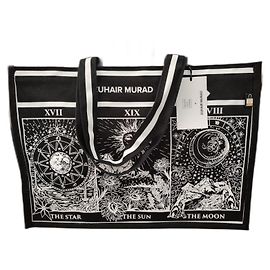 Bolso de viaje Zuhair Murad de algodón negro Negro