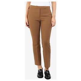 Max Mara Braune tapered Hosen - Größe UK 8 Braun