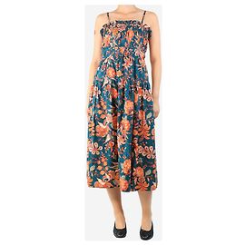 Ulla Johnson Robe midi imprimée florale multicolore - taille UK 10 Multicolore