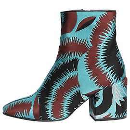 Dries Van Noten Multicolour jacquard ankle boots - size EU 38.5 Multiple colors