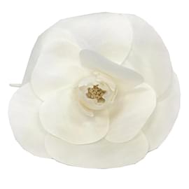 Chanel-Chanel Camellia Corsage Brooch-White