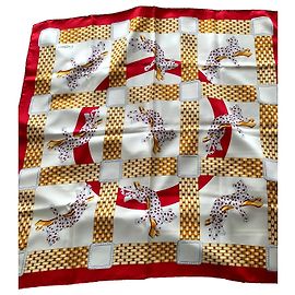 Pañuelo de seda Cartier Panther 85x85 Otro