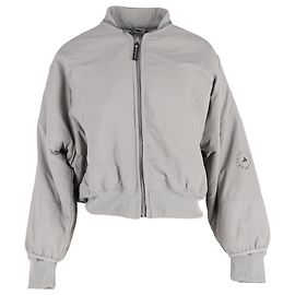 Stella Mc Cartney Stella McCartney für Adidas Bomberjacke aus grauem Polyester Grau