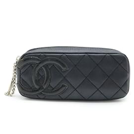 Chanel-Chanel Cambon Line Multi-Pouch Pen Case-Black