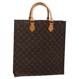 LOUIS VUITTON Bolsa Sac Plat Monogram M51140 Auth LV 134747 Monograma