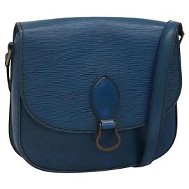 LOUIS VUITTON Borsa a Spalla Epi Saint Cloud GM Blu Toledo M52195 LV Auth BA4032 Blu