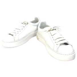 Tênis com cadarço Time Out da Louis Vuitton Rosa Branco
