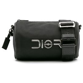 Dior Black Hajime Sorayama Nylon Roller Bag Black
