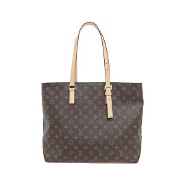Bolso de Hombro Monogram Mezzo Louis Vuitton Castaño