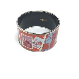 Bracciale in smalto cloisonné TGM Hermès per uomini Arancione