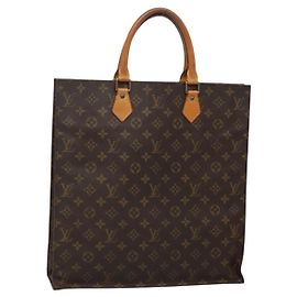 LOUIS VUITTON Bolsa Sac Plat Monogram M51140 LV Auth 135410 Monograma