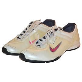 Nike Air Sneakers White Eggshell Leather Women's 40 EU White Eggshell