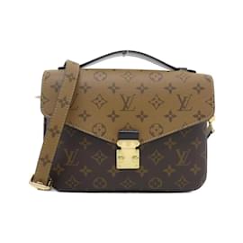 Louis Vuitton-Louis Vuitton Monogram Reverse Pochette Metis MM-Brown
