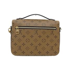 Louis Vuitton-Louis Vuitton Monogram Reverse Pochette Metis MM-Brown