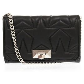 Bolsa Clutch Helia Star da Jimmy Choo Preto