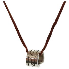 Colar Choker Hermès Move H Prata Laranja