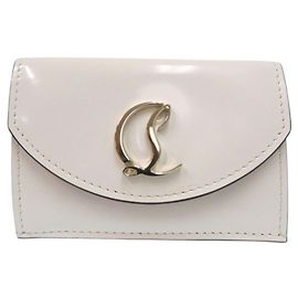 Billetera Compacta Loubi 54 de Christian Louboutin Blanco