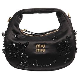 Miu Miu Borsa ricamata Black Wander Nero