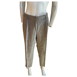 Grau Leinenhose, 7/8 Schnitt Größe 42 Gerard Darel ✨ Grau