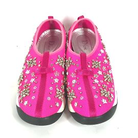 Baskets en maille rose Christian Dior Rose