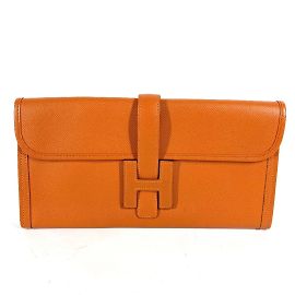 Pochette Hermès Jige Elan 29 Orange