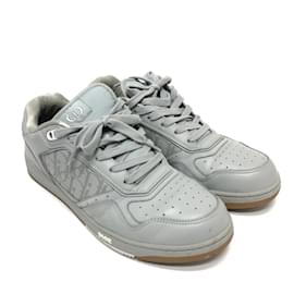 Christian Dior-Christian Dior Dior 3SN242 Trotter Punching Low-Top Sneakers-Brown