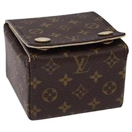 LOUIS VUITTON Scatola per Gioielli Monogram Scatola Gioielli LV Auth 132498 Monogramma