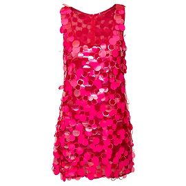Autre Marque Robe à paillettes Collection Privée Rose